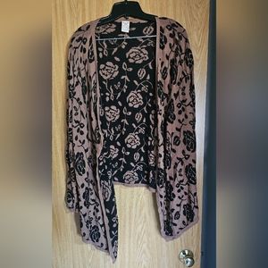 Floral Print Caridgan